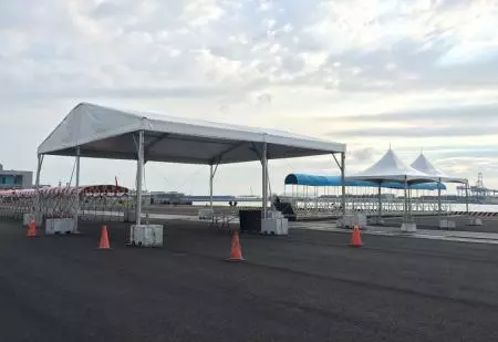Tende a struttura 10X10M